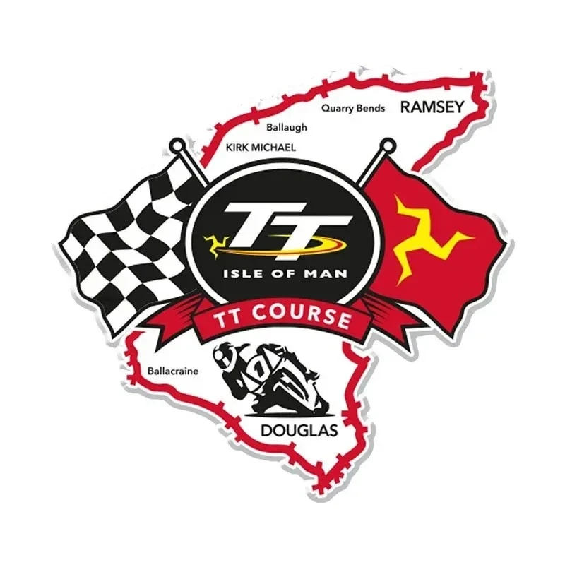 Motorcycle I-Isles Of Man TT Moto Sticker best