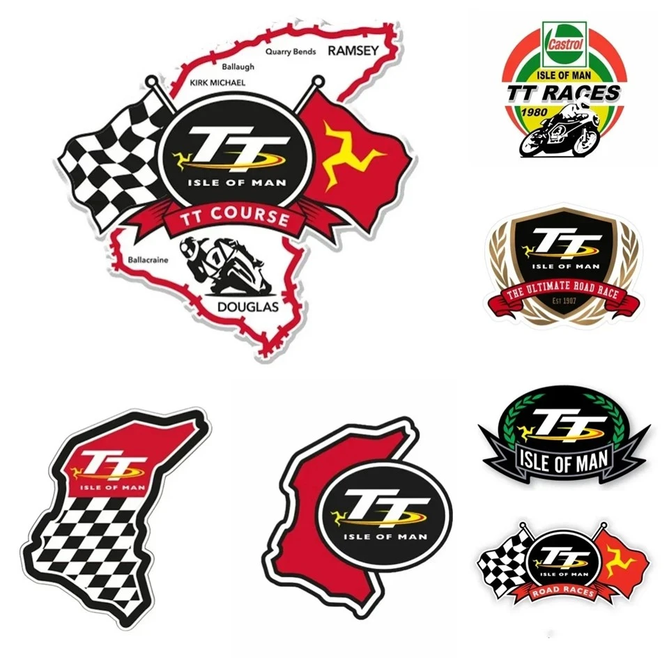 دراجة نارية I - Isles of Man TT Moto Sticker