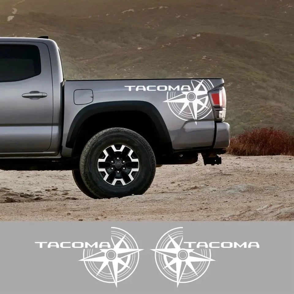Pickup Trunk Bed Side Stickers For Toyota suppliers