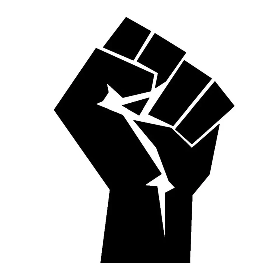 Power Fist Design Vinyl Sticker