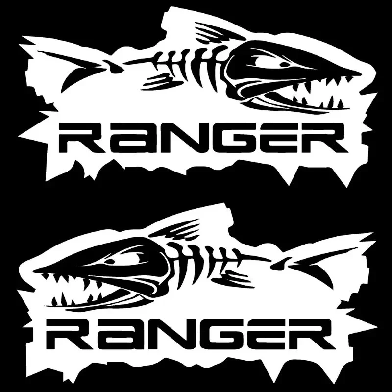 RANGER Fish Ute Pair Big Fishing Boat Car Stickers factory