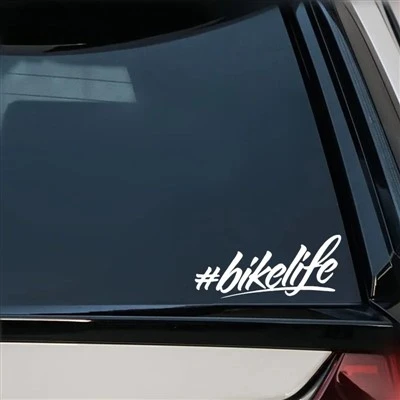 #BikeLife Car Stickers شارات
