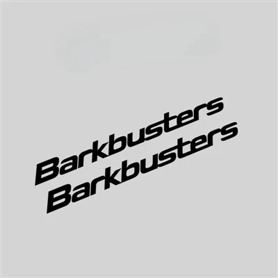 2pcs barkbusters ملصقات الدراجات النارية مقاومة للماء