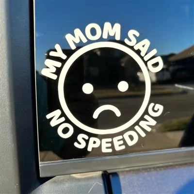 ملصق My Mon Say No Speed ​​Window