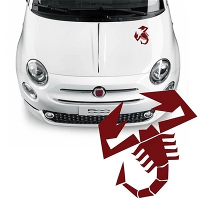 ملصق شعار وشم الجسم Abarth 500