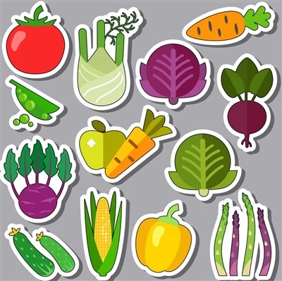 ملصق Carton Greens للتعليم المبكر