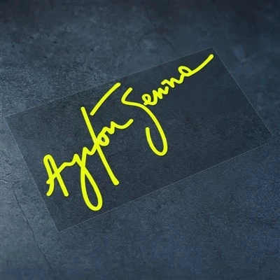 ملصقات توقيع سائق Ayrton Senna