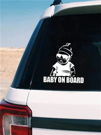 ملصقات نافذة من الفينيل Baby On Board