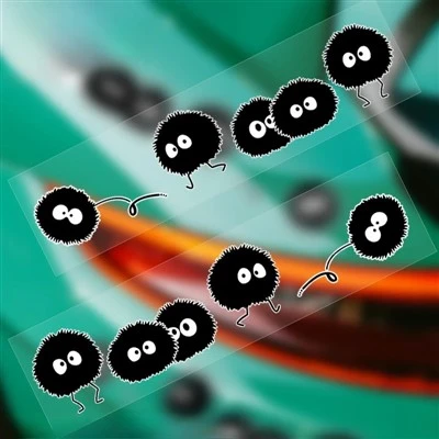 أنيمي سوت العفاريت ملصق شارات السيارات الرسوم المتحركة