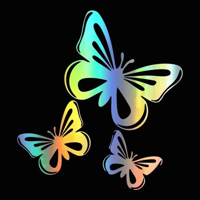 ملصق Butterfly Vinly لإكسسوارات السيارات