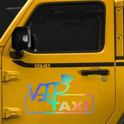 ملصق لاصق على شكل تاكسي VIP