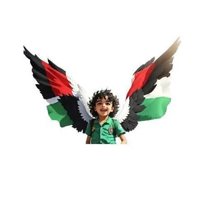 ملصق لاصق لشارة جسم السيارة فلسطين