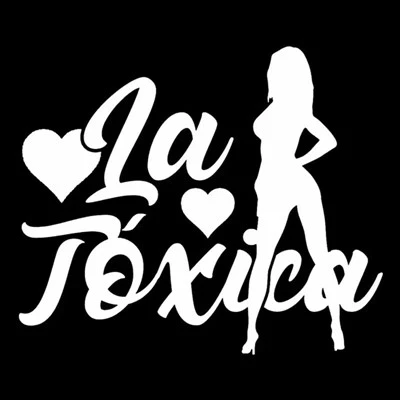 ملصق سيارات La Toxica Fish Girl Sticker