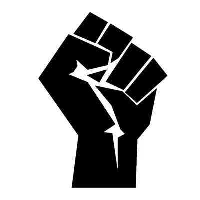 Power Fist Design Vinyl Sticker