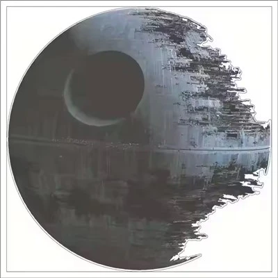 Starwars Wall Sticker Death Star Art