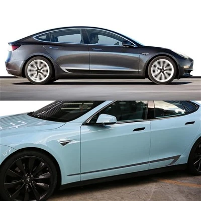 ملصقات جانبية Tesla Model 3