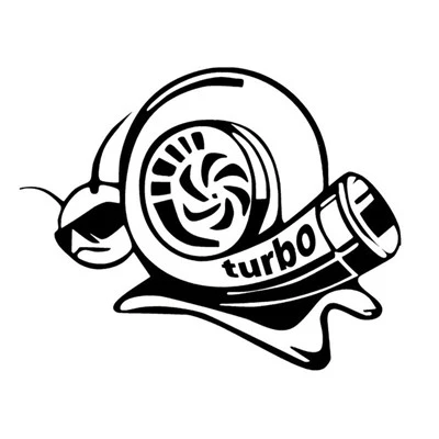 ملصق نافذة جسم السيارة Turbo Stryle
