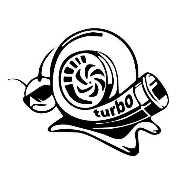 ملصق نافذة جسم السيارة Turbo Stryle