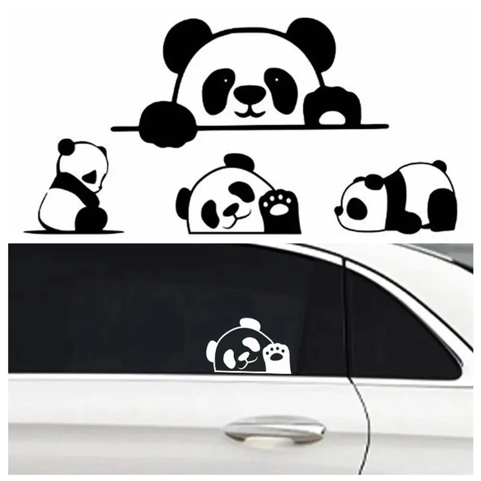 Waterproof Peeking Panda Car Stickers high quality