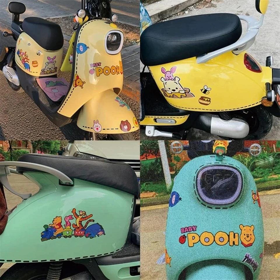 Winnie Bear Electric Bike Stickers